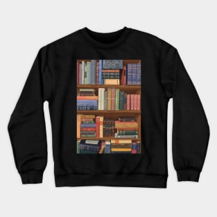 Vintage Bookshelf Crewneck Sweatshirt